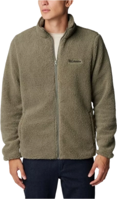 Vest Columbia Men Rugged Ridge III Sherpa Full Zip Stone Green