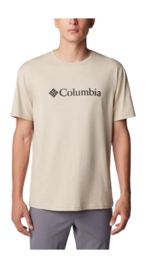 T-shirt Columbia Homme CSC Basic Logo Short Sleeve Ancient Fossil