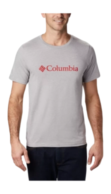 T-shirt Columbia Homme CSC Basic Logo Short Sleeve Columbia Grey Heather