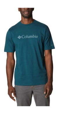 T-Shirt Columbia Homme CSC Basic Logo Short Sleeve Night Wave CSC Branded Graphic