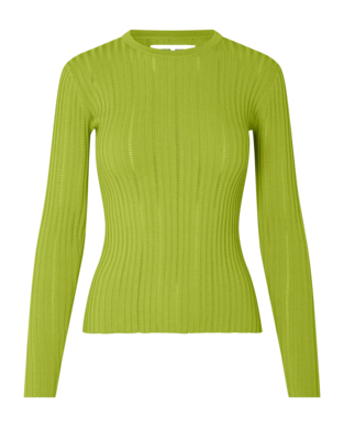 Jumper Samsoe Samsoe Women Lea Crew Neck Macaw Green