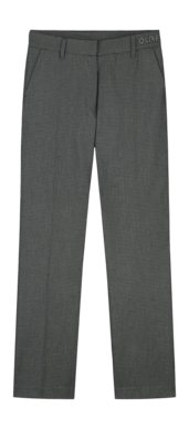 Pants Olaf Hussein Women Check Straight Tailored Grey