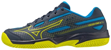 Chaussures de Tennis Mizuno Enfant Exceed Star Jr. CC Dress Blues Bolt 2 Neon Cloisonné