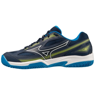 Chaussures de Tennis Mizuno Unisexe Break Shot 4 CC Dress Blues Jet Blue Sulphur Spring
