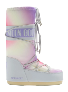 Bottes de Neige Moon Boot Femme Tie Dye Glacier Grey