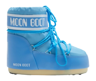 Bottes de Neige Moon Boot Femme Low Nylon Alaskan Blue