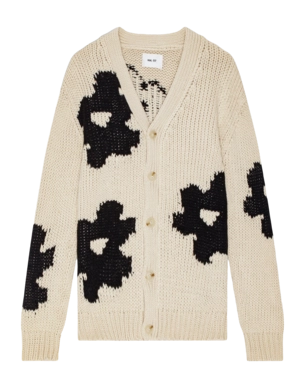Cardigan NN07 Homme Mika Ecru Multi