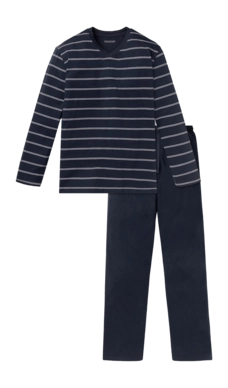 Pyjama Schiesser Men 159622 Day Night Dark Blue