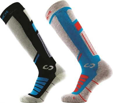 Chaussettes de Ski Pro Unisexe Sinner II Double Pack Sea Blue/Black