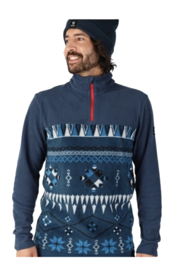 Pull de Ski Brunotti Homme Pedro Fleece Night Blue
