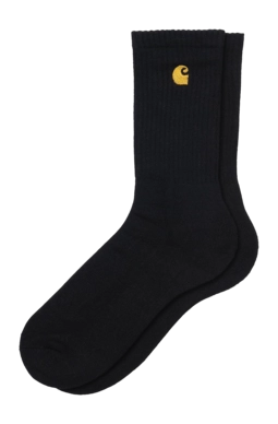 Socken Carhartt WIP Chase Socks Unisex Black / Gold