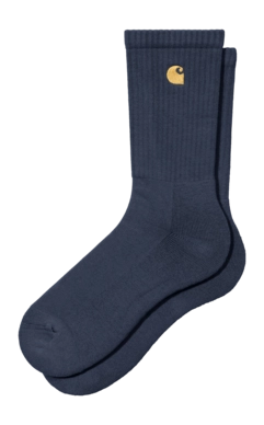 Socks Carhartt WIP Unisex Chase Socks Blue / Gold