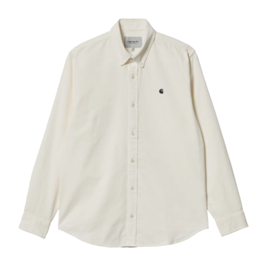 Hemd Carhartt WIP L/S Madison Fine Cord Shirt Unisex Wax / Black