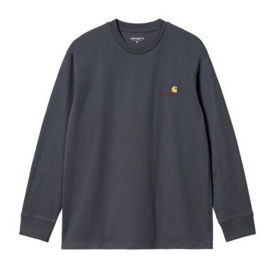 T-Shirt Manches Longues Carhartt WIP Unisexe L/S Script Americain Zeus