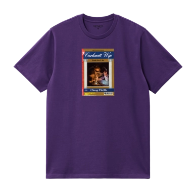 T-Shirt Carhartt WIP Unisexe S/S Cheap Thrills Tyrian