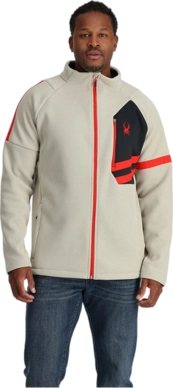 Zip Sweatshirt Spyder Men Wengen Bandit Jacket Sandstorm