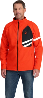 Vest Spyder Men Wengen Bandit Jacket Twisted Orange
