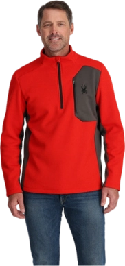 Pull de Ski Spyder Homme Bandit 1/2 Zip Volcano