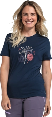 T-Shirt Schöffel T-Shirt Hochberg L Damen Dress Blues