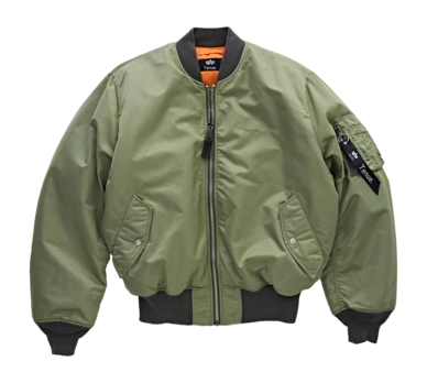 Bomberjack Tenue. Men Alpha x Tenue. MA-1 Bomber Sage Green
