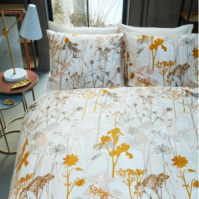 Dekbedovertrek Beddinghouse Sunny Autumn Gold Satijn