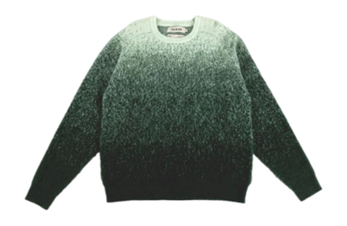 Sweater Taikan Unisex Gradient Knit Jade