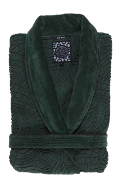 3---Dodo Pavone Bathrobe_Dark Green_UV_UV_XL_12-_no-bg