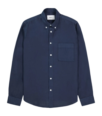 Shirt NN07 Men Arne BD 5655 Navy Blue