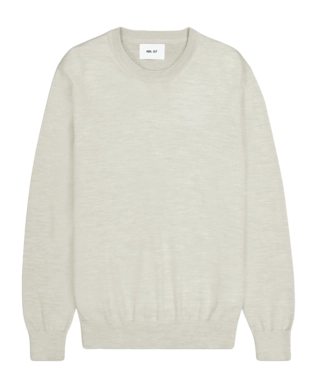 Pull NN07 Homme Ted 6605 Light Khaki Melange