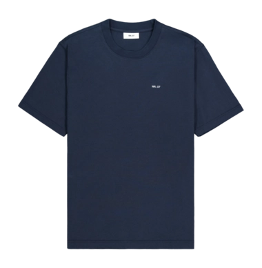 T-shirt NN07 Homme Adam EMB T-shirt 3209 Navy Blue