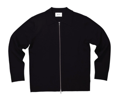 Pullover NN07 Harald Voll Zip 6530 Herren Navy Blue