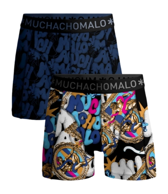 Boxershort Muchachomalo Men Shorts Adam Print Print (2-Pack)