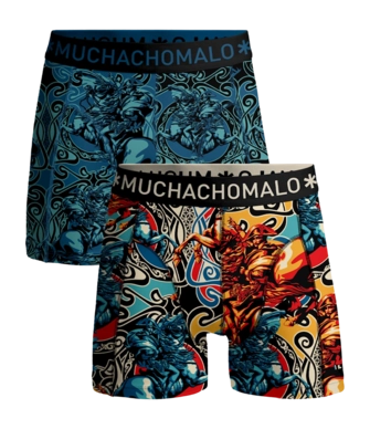 Boxer Shorts Muchachomalo Men's Shorts Alps Print Print (2-Pack)