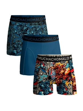 Boxer Muchachomalo Homme Shorts Alps Print Print Blue (3 Pièces)