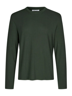 Langarmshirt Samsøe Samsøe Sajaxon LS Herren Climbing Ivy