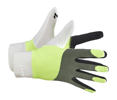 Handschoen Craft Unisex Adv Lumen Fleece Glove Ash White Flumino