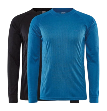 Maillot de Corps Craft Men Core 2-Pack Baselayer Tops Black Whale