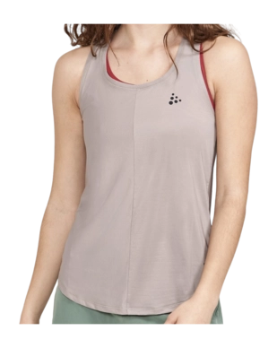 Vest Top Craft Women Core Charge Rib Singlet Clay