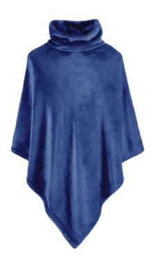 Poncho MOODIT Calido Navy Blue