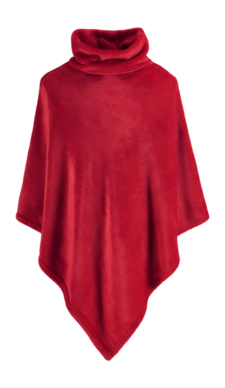 Poncho MOODIT Calido Ruby Red