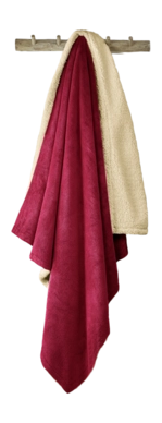 Tagesdecke De Witte Lietaer Teddy Laya Wine Red