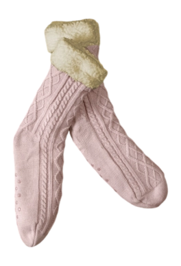 Socken De Witte Lietaer Teddy Yamuna Unisex Vieux Rose