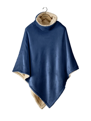 Poncho De Witte Lietaer Ganges Royal Blue
