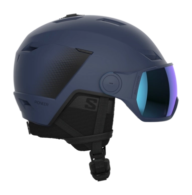 Skihelm Salomon Pioneer LT Visor Blue 2