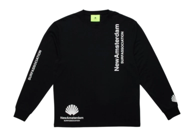 Pull New Amsterdam Surf Association Heavy Logo Black