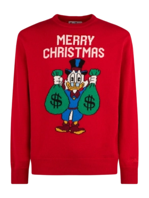 Pullover MC2 Saint Barth Heron Herren Christmas Scrooge