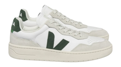 Sneaker Veja V90 O.T. Leather Herren Extra White Cyprus