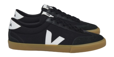 Baskets Veja Men Volley Canvas Black White Natural