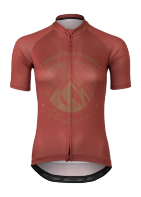 Fietsshirt AGU Women Gravel Short Sleeve Venture Cinnabar
