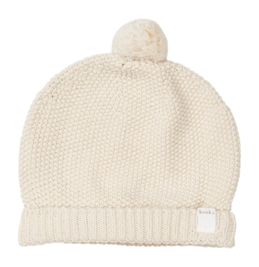 Bonnet pour Bébé Koeka Nuts Chaud Blanc